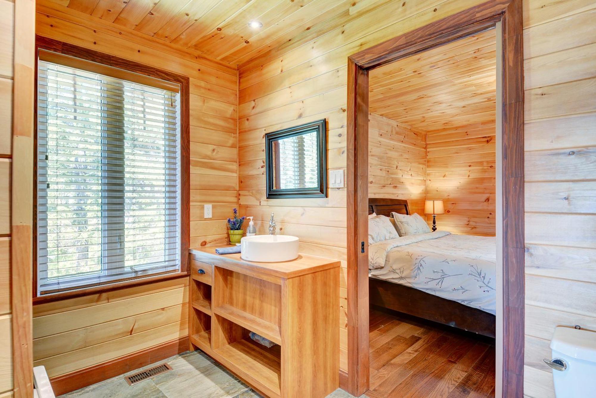 פטיט-ריבייר-סן-פרנסואה Domaine Du Hameau - Massif Charlevoix Spa Billard Sauna מראה חיצוני תמונה