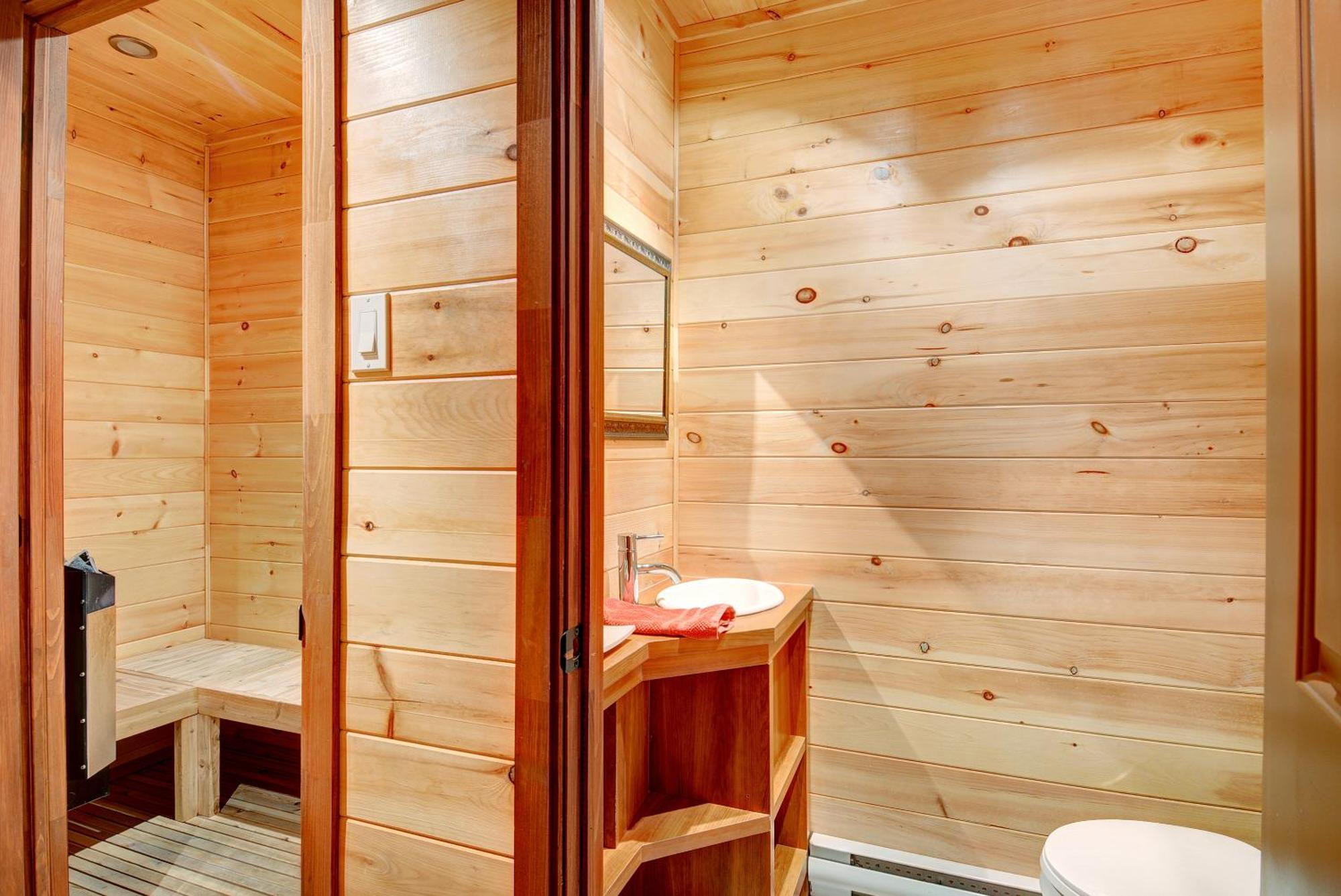 פטיט-ריבייר-סן-פרנסואה Domaine Du Hameau - Massif Charlevoix Spa Billard Sauna מראה חיצוני תמונה
