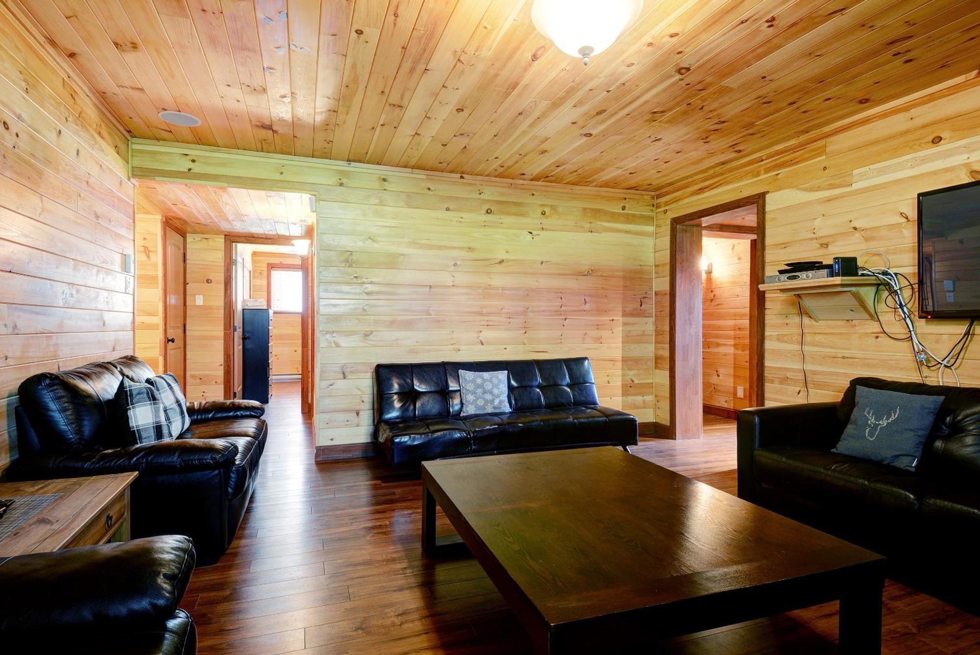 פטיט-ריבייר-סן-פרנסואה Domaine Du Hameau - Massif Charlevoix Spa Billard Sauna מראה חיצוני תמונה