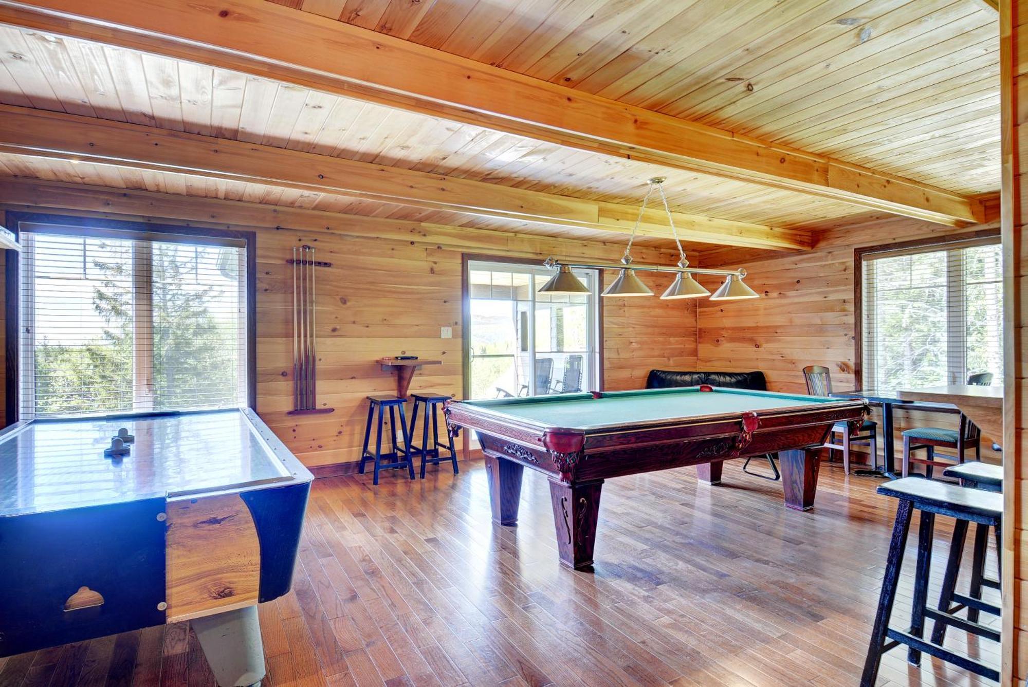 פטיט-ריבייר-סן-פרנסואה Domaine Du Hameau - Massif Charlevoix Spa Billard Sauna מראה חיצוני תמונה