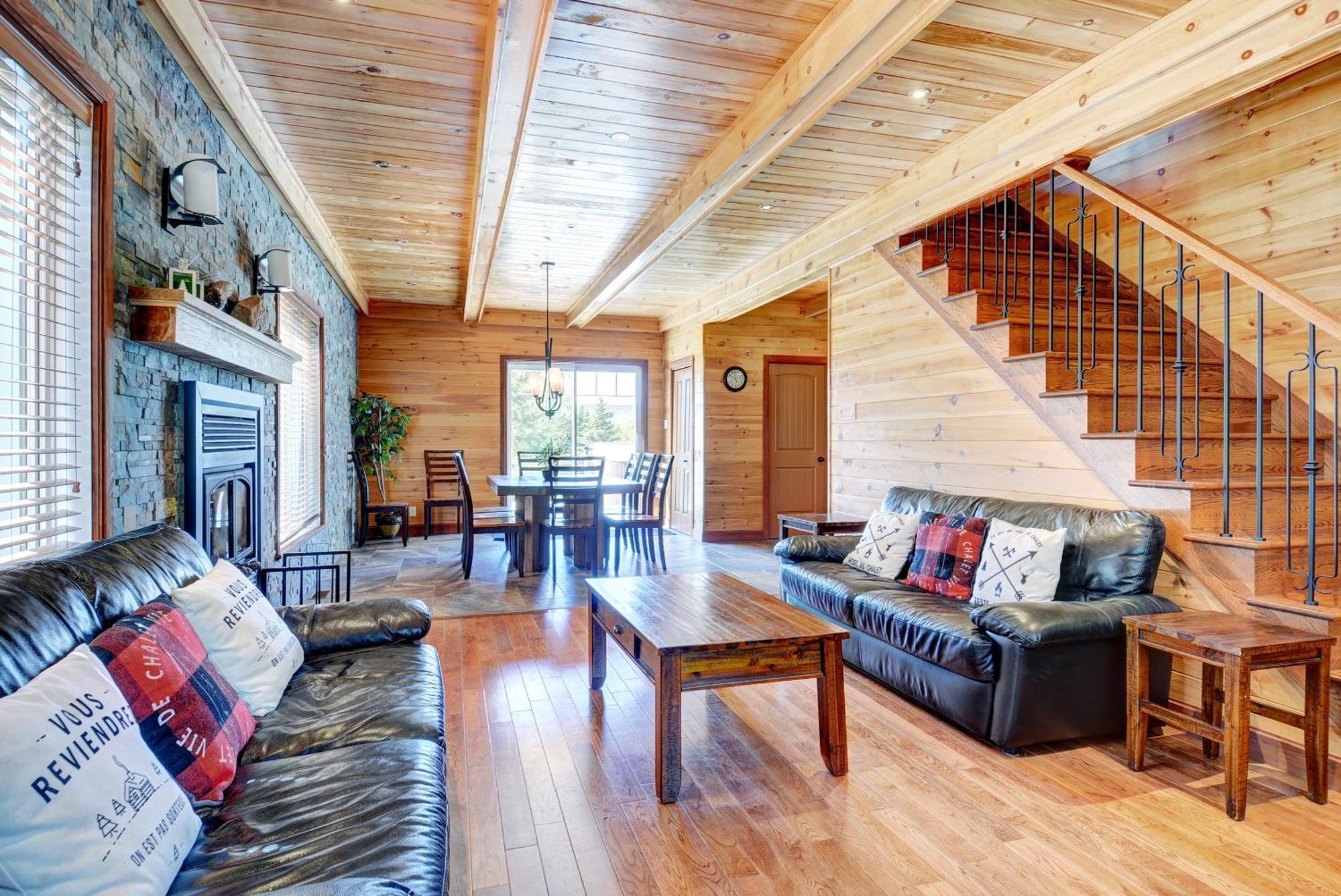 פטיט-ריבייר-סן-פרנסואה Domaine Du Hameau - Massif Charlevoix Spa Billard Sauna מראה חיצוני תמונה